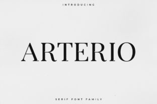 Arterio: A Serif Font Built for Bold Campaign Visuals