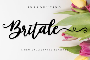 Britale Script: A Romantic Typeface for Standout Brand Content