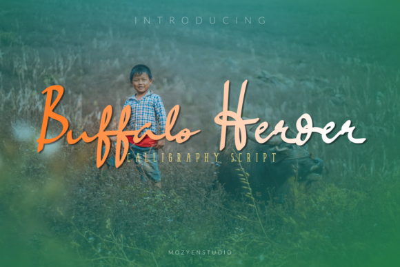 Buffalo Herder: A Handwritten Script Font with Real Character