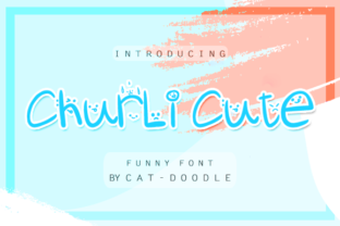 Churli Cute: A Sweet Decorative Font for Handmade Products