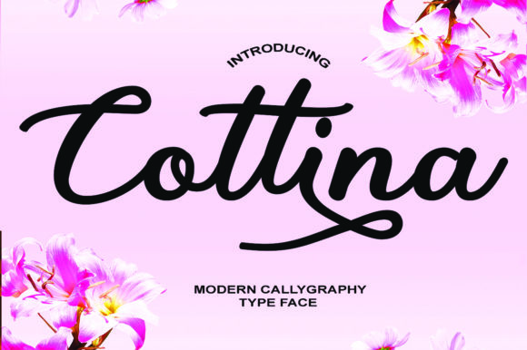 Cottina: A Script Font That Brings Romantic Elegance to Campaigns