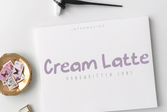 Cream Latte: Handwritten Font That Connects with Kids