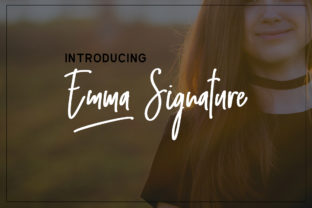 Emma Signature: A Script Font for Editorial Impact and Readability