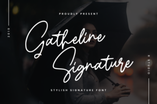 Gatheline Font: A Script Typeface for Modern Web Design