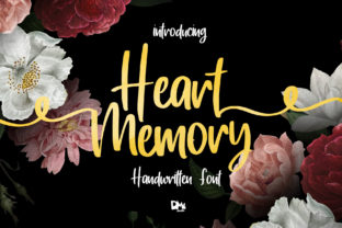 Heart Memory Font: A Script Typeface That Gives Your Small Business a Distinct Voice