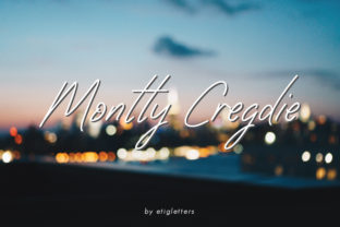 Montty Cregdie: A Handwritten Font for Authentic Editorial Design