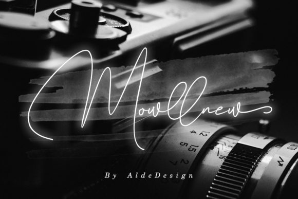 Mowllnew: A Script Typeface for Digital Designers