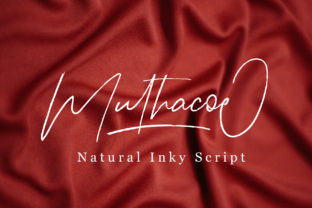 Muthacoe: A Bold Script Font for Handmade Product Creators
