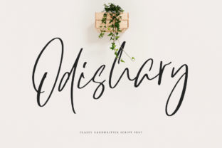 Odishary: A Handwritten Script Font That Gives Your Brand a Refined Edge