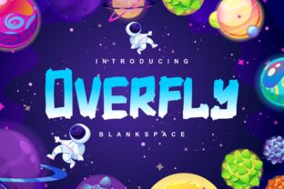 Overfly: A Bold Handwritten Font