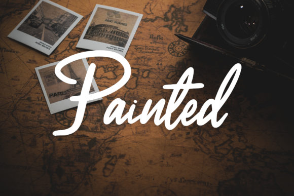 Painted Font: A Script Handwritten Typeface for Digital Campaigns