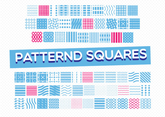 Patterned Squares: A Playful Font for Digital Projects