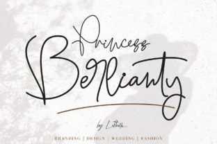 Princess Berlianty: A Script Typeface for Modern Brand Content