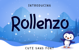 Rollenzo: A Whimsical Sans Serif Font for Small Business Branding