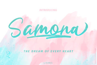 Samona: A Bold Script Typeface for Modern Web Design
