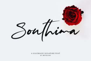Southima: A Modern Script Font for Campaign Design