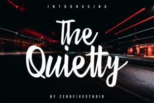 The Quietty: A Handwritten Font That Brings Warmth to Web Layouts