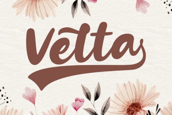 Velta: A Handwritten Font That Works on Products and Websites