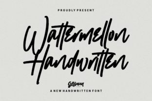 Wattermellon: A Bold Script Handwritten Font for Editorial Design